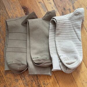 NWOT Mens Eddie Bauer Crew Socks 3 Pairs
